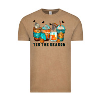 Vintage Coffee tis' the season basketball coffee cups Vintage Tee - Zillion Design Studio