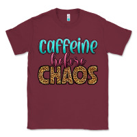 Burgundy caffeine before chaos Classic Tee - HRA Design Shop