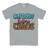 Heather Grey caffeine before chaos Classic Tee - HRA Design Shop