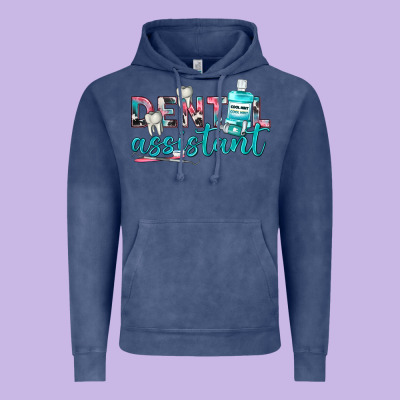 Dental Assistant Vintage Hoodie Designed By Texasbilliewilder