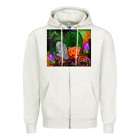 Oatmeal Heather halloween heart mouse pad Zipper Hoodie - BundleAndBundleShop