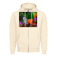 Sandshell halloween heart mouse pad Zipper Hoodie - BundleAndBundleShop