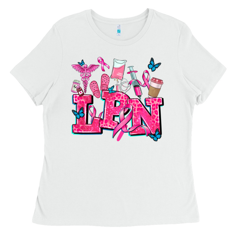 Lpn Cancer  Nurse With Ladies Tee by AdoDesignShop | Teevron