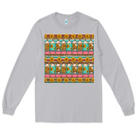 Moon Dust school teacher seamless pattern Long Sleeve Tee - HRA Design Shop