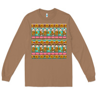 Toasted Coconut school teacher seamless pattern Long Sleeve Tee - HRA Design Shop