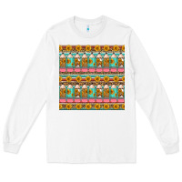 White school teacher seamless pattern Long Sleeve Tee - HRA Design Shop