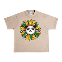 French Oak panda sunflower Urban Heavy Tee - RanaPortraitStore