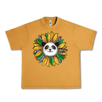 Peanut Butter panda sunflower Urban Heavy Tee - RanaPortraitStore