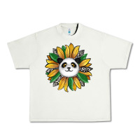 Pistachio panda sunflower Urban Heavy Tee - RanaPortraitStore