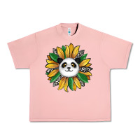 Salmon panda sunflower Urban Heavy Tee - RanaPortraitStore