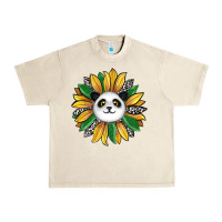 Sandshell panda sunflower Urban Heavy Tee - RanaPortraitStore