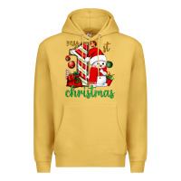 Antique Gold my 1 st christmas with cute snowman bbs Premium Hoodie - BundleAndBundleShop