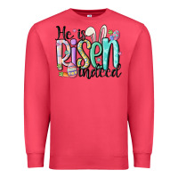 Cardinal he is risen indeed Premium Sweatshirt - MaliasSmallBusiness