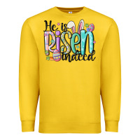 Lemon he is risen indeed Premium Sweatshirt - MaliasSmallBusiness