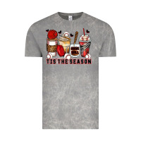 Cloud Rock tis' the season baseball coffee cups Vintage Tee - Zillion Design Studio