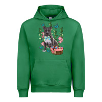 Emerald Easter Pitbull Urban Hoodie - RanaPortraitStore