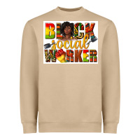 Mushroom black social worker Heavyweight Sweatshirt - texasbilliewilder