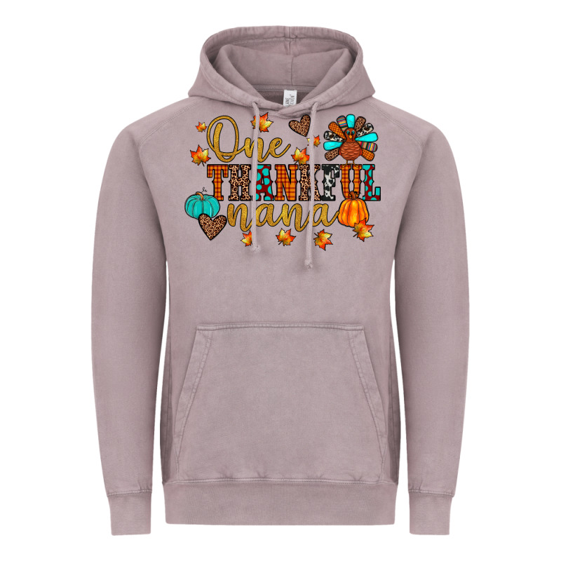 One Thankful Nana Vintage Hoodie by JahusDesignShop | Teevron