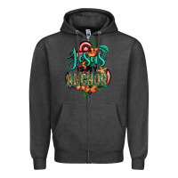 Charcoal Heather jesus is my anchor Zipper Hoodie - Jasminsmagicworld