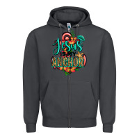 Smoke jesus is my anchor Zipper Hoodie - Jasminsmagicworld