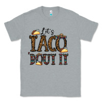 Heather Grey let's taco bout it Classic Tee - CowhideDigitalArt
