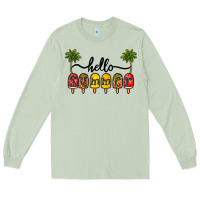 Matcha 1hello summer Long Sleeve Tee - CowhideDigitalArt
