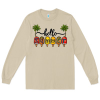Mushroom 1hello summer Long Sleeve Tee - CowhideDigitalArt