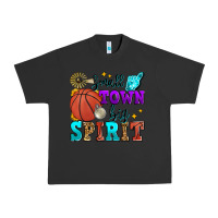 Pigment Black small town big spirit basketball Urban Heavy Tee - Zillion Design Studio
