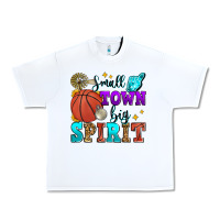 White small town big spirit basketball Urban Heavy Tee - Zillion Design Studio