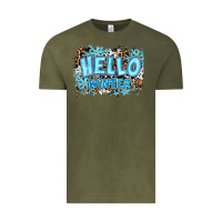 Vintage Olive hello winter Vintage Tee - RanaPortraitStore