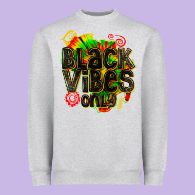 Heavyweight Sweatshirt black vibes only