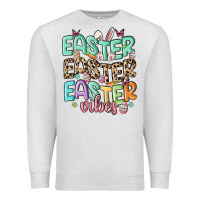 Oatmeal Heather easter vibes Premium Sweatshirt - MaliasSmallBusiness
