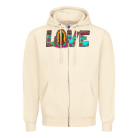 Sandshell love our lady of guadalupe Zipper Hoodie - JahusDesignShop