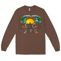 Chestnut beach vibes Long Sleeve Tee - CowhideDigitalArt