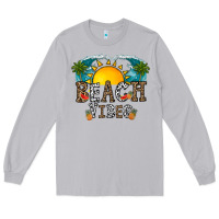 Moon Dust beach vibes Long Sleeve Tee - CowhideDigitalArt