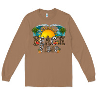 Toasted Coconut beach vibes Long Sleeve Tee - CowhideDigitalArt