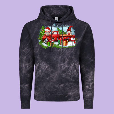 Christmas Gnomes Truck Vintage Hoodie Designed By Zillion Design Studio