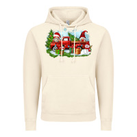 Vintage Artic Christmas gnomes truck Vintage Hoodie - Zillion Design Studio