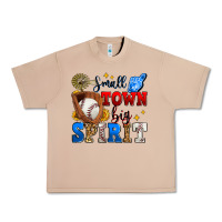 Burro small town big spirit baseball Urban Heavy Tee - Zillion Design Studio