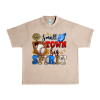 French Oak small town big spirit baseball Urban Heavy Tee - Zillion Design Studio