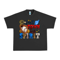 Pigment Black small town big spirit baseball Urban Heavy Tee - Zillion Design Studio
