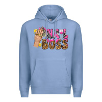 Colony Blue nail boss bbs Premium Hoodie - BundleAndBundleShop