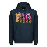 Navy nail boss bbs Premium Hoodie - BundleAndBundleShop