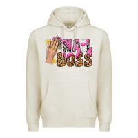 Oatmeal Heather nail boss bbs Premium Hoodie - BundleAndBundleShop