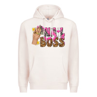 Pale Pink nail boss bbs Premium Hoodie - BundleAndBundleShop