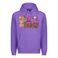 Purple nail boss bbs Premium Hoodie - BundleAndBundleShop