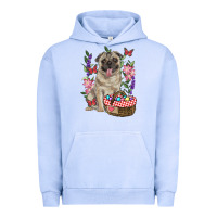 Pigment Grape Ice Easter pug Urban Hoodie - RanaPortraitStore