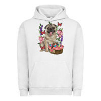 Pigment Lunar Rock Easter pug Urban Hoodie - RanaPortraitStore