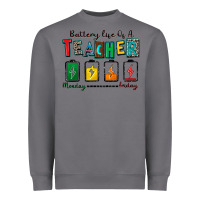 Storm battery life of a teacher Heavyweight Sweatshirt - Zillion Design Studio
