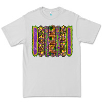 Dove Grey mardi gras fleur de lis mask leopard glitter  brushstrokes Premium Tee - Artiststas